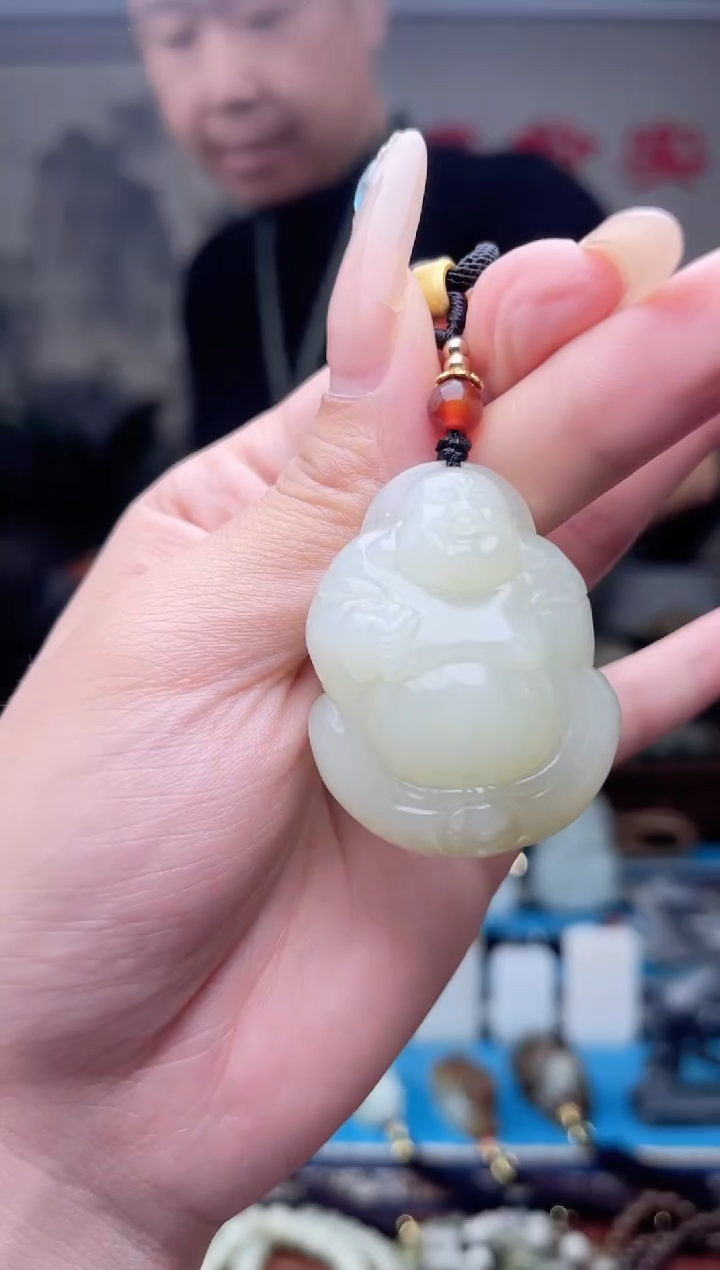 和田玉未镶嵌挂件1