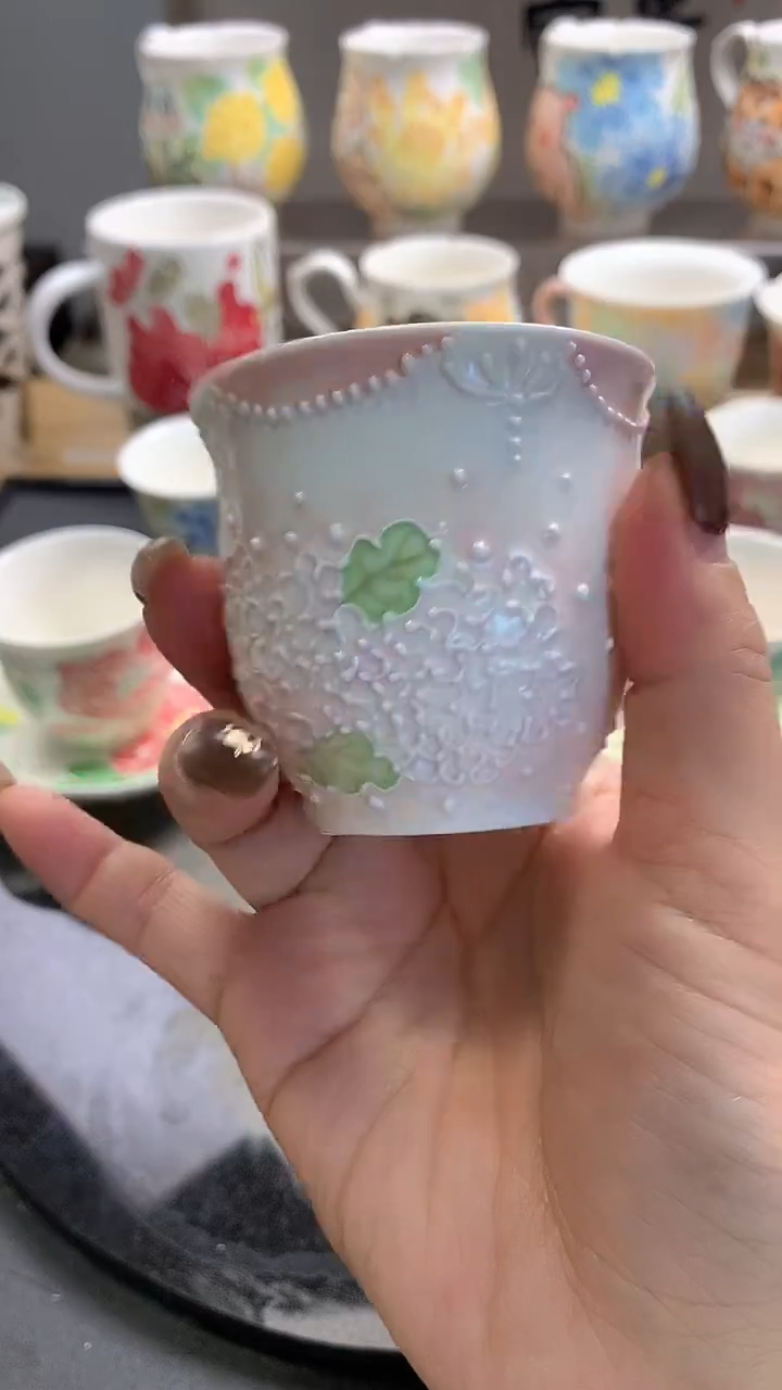 一味*手绘*绣球杯