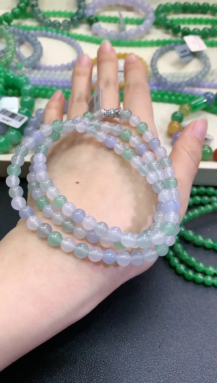 【闪购商品】翡翠颈饰未镶嵌D147    紫货有色差