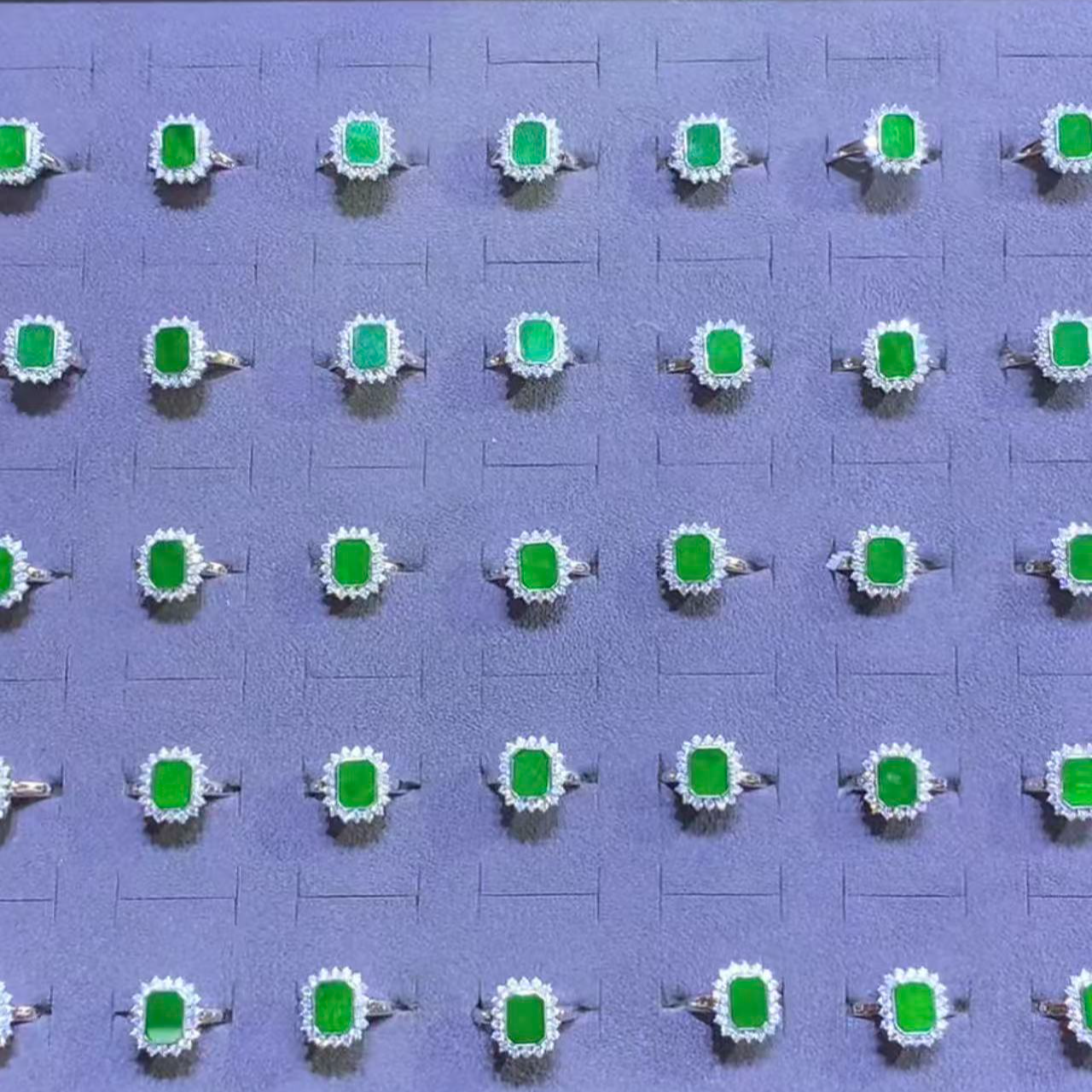 【逍遥】天然A货翡翠无事牌戒指*LBH/00955/多样性发/1件