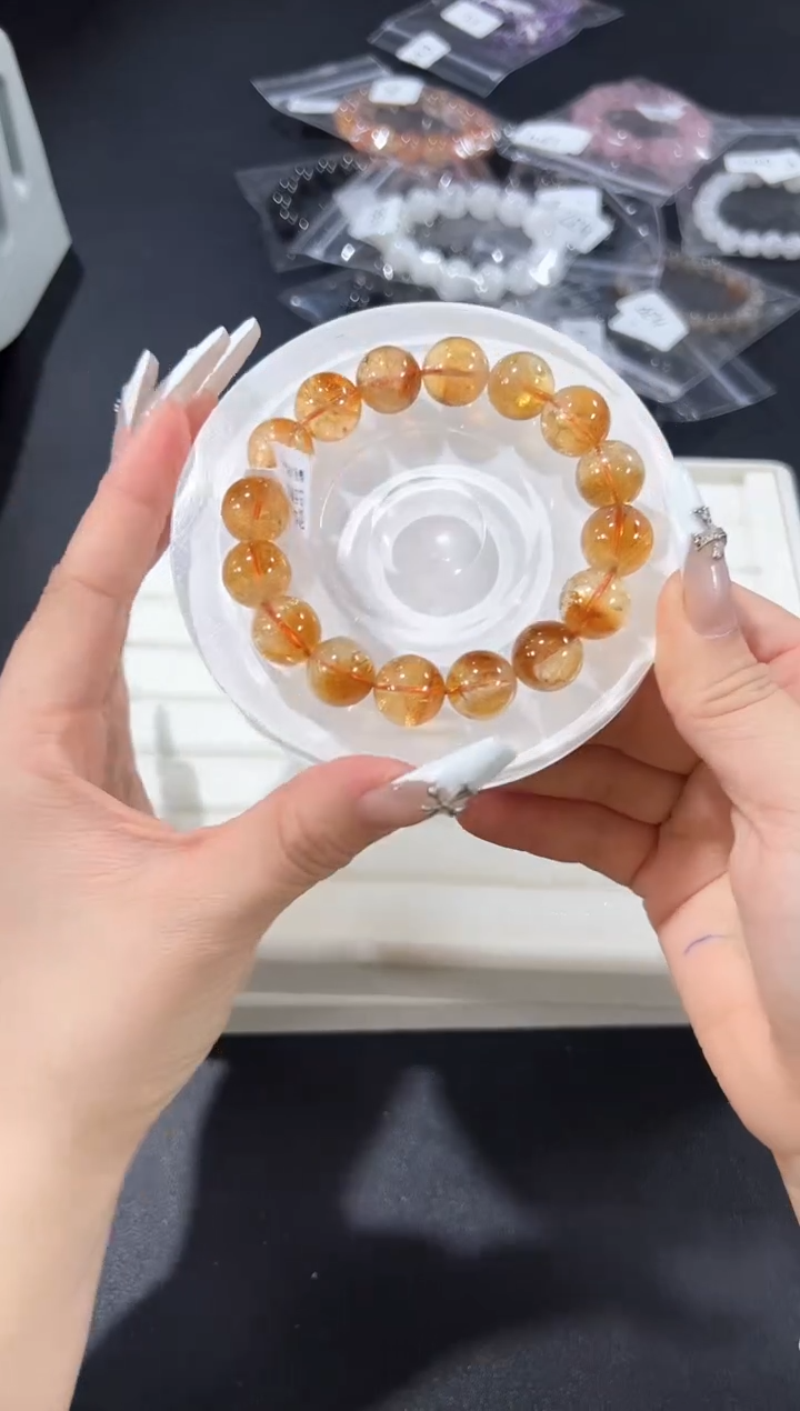 未镶嵌手串水晶44h多样性发其一【1条】默认微瑕13mm