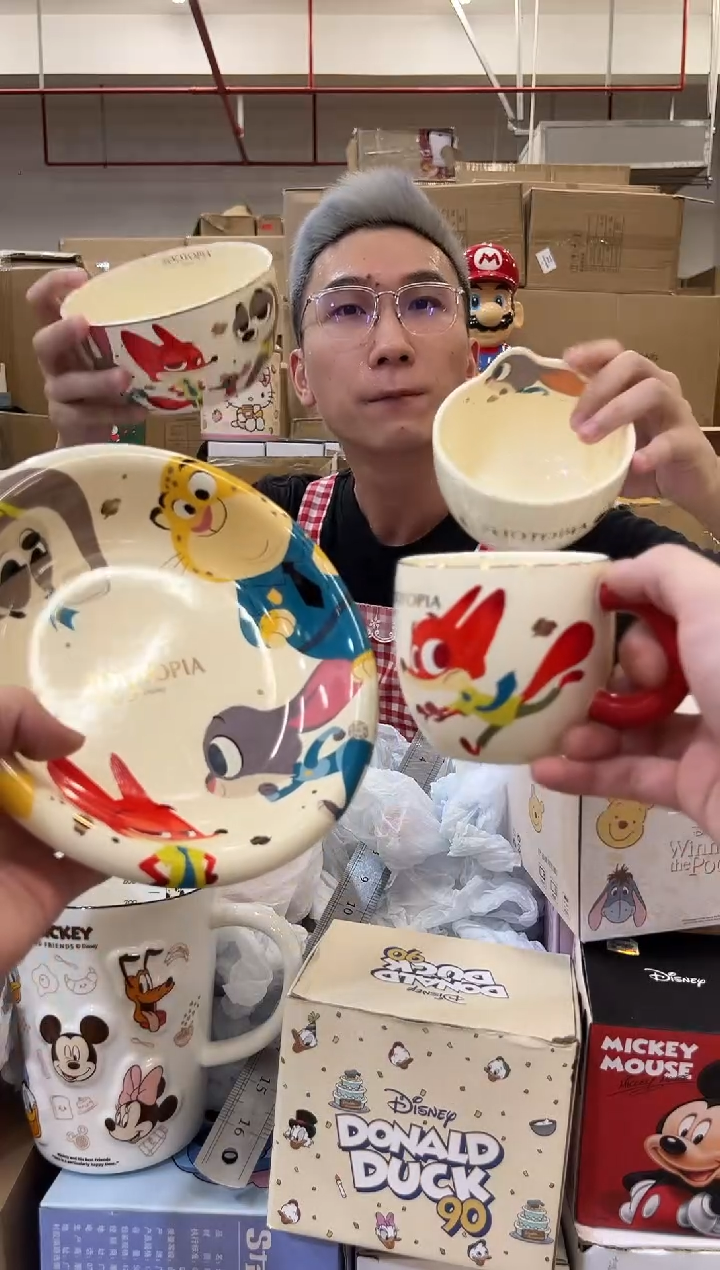 疯狂动物城轻奢系列餐具4件套