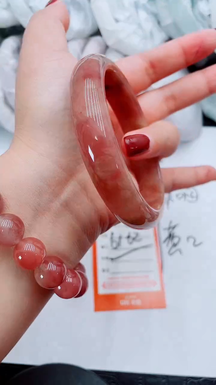 【闪购商品】石英质玉手镯未镶嵌Q27-61-62