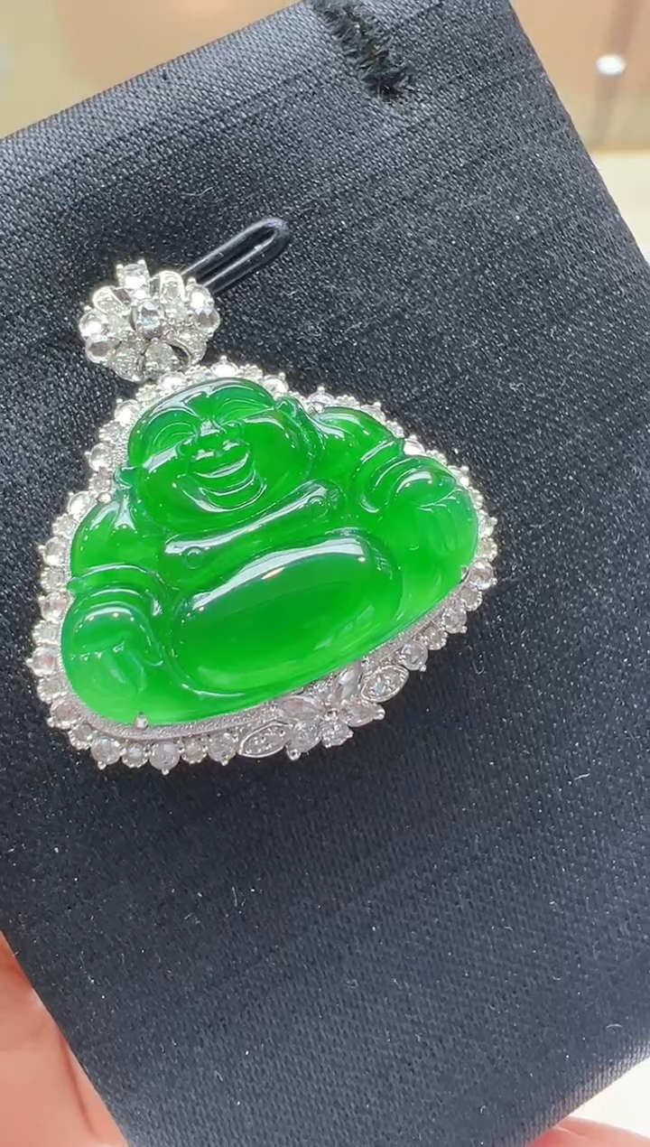 【闪购商品】翡翠吊坠(不含链)18K金镶嵌多样性团购发一件