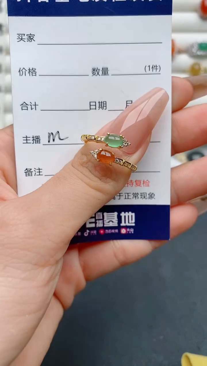 【闪购商品】翡翠戒指银S925镶嵌..............