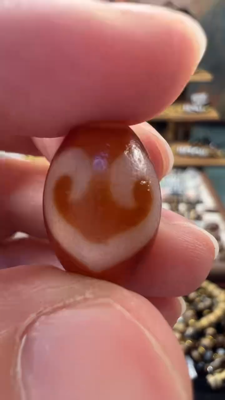 玛瑙/玉髓（覆膜）颈饰未镶嵌137(微瑕随机发货）