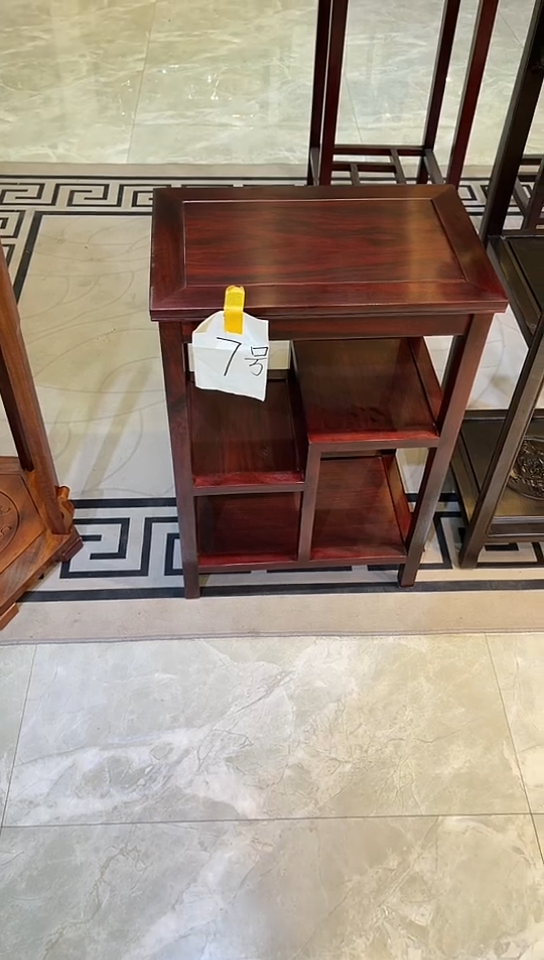 【闪购商品】黑酸枝木类成套家具置物架45*30*65