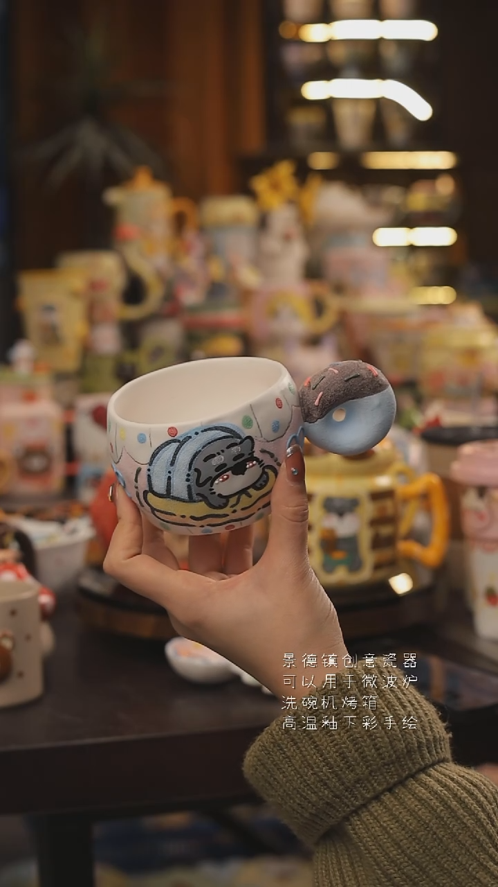 景德镇釉下彩绘设计师款式陶瓷