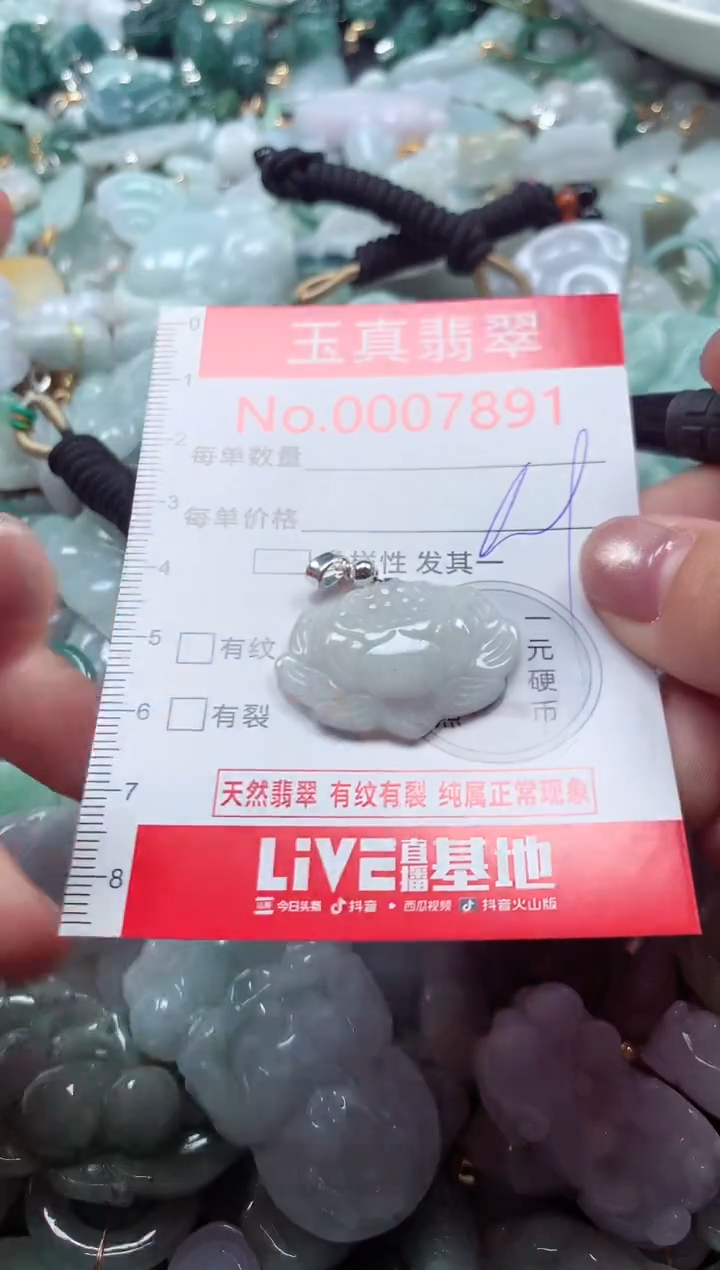 吊坠(不含链)未镶嵌翡翠7891