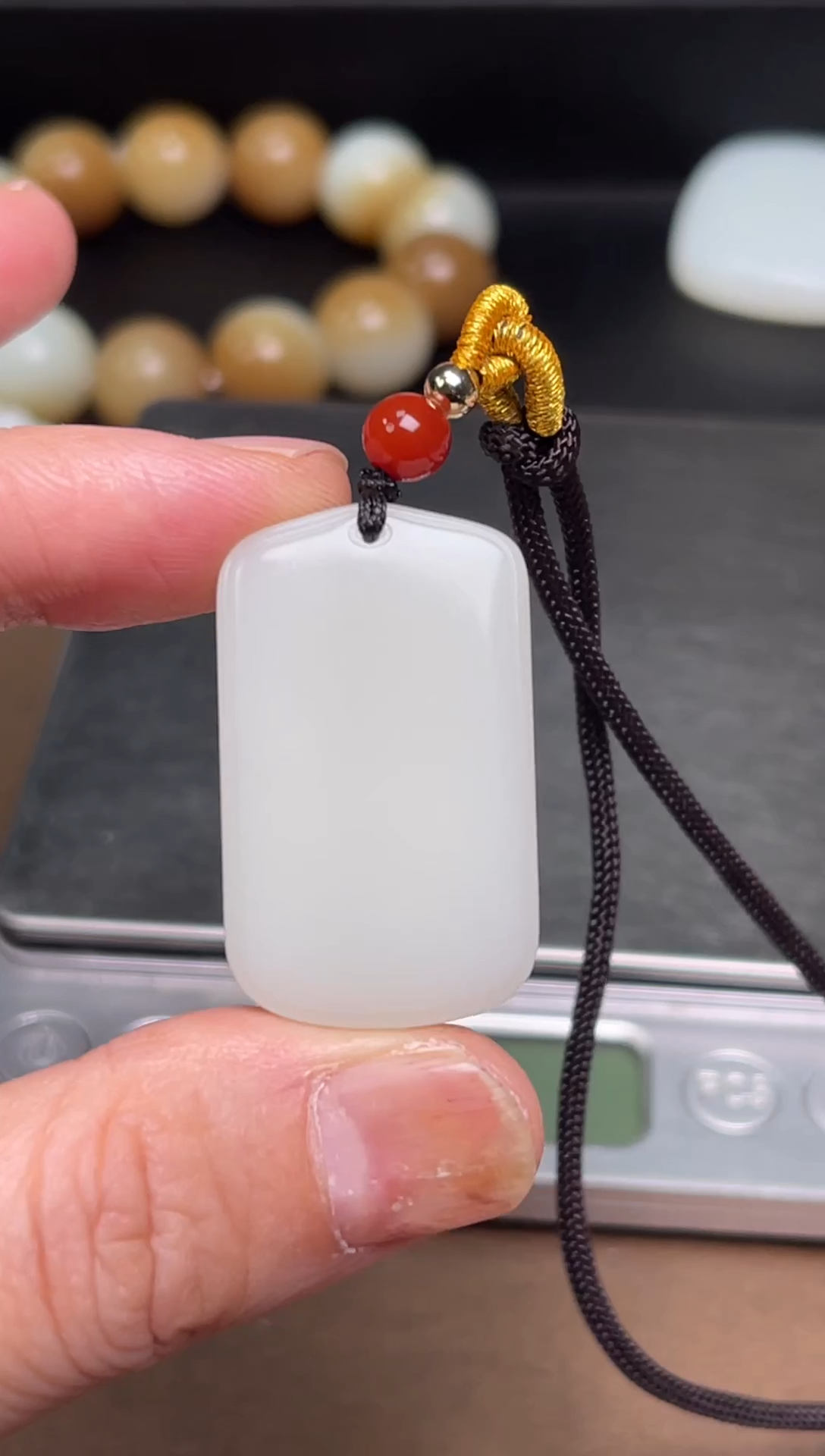 颈饰未镶嵌和田玉7