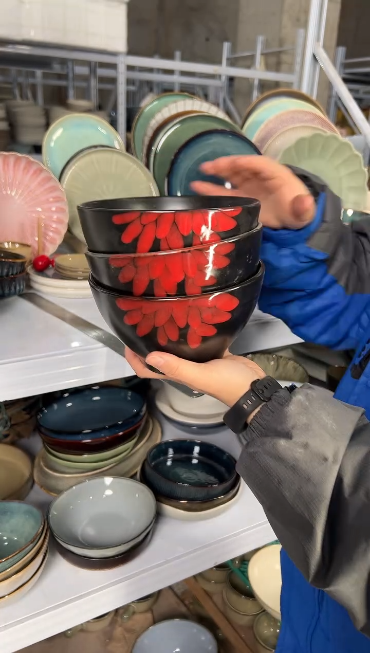 陶瓷外贸尾货瑕疵满20包邮X3 小面碗