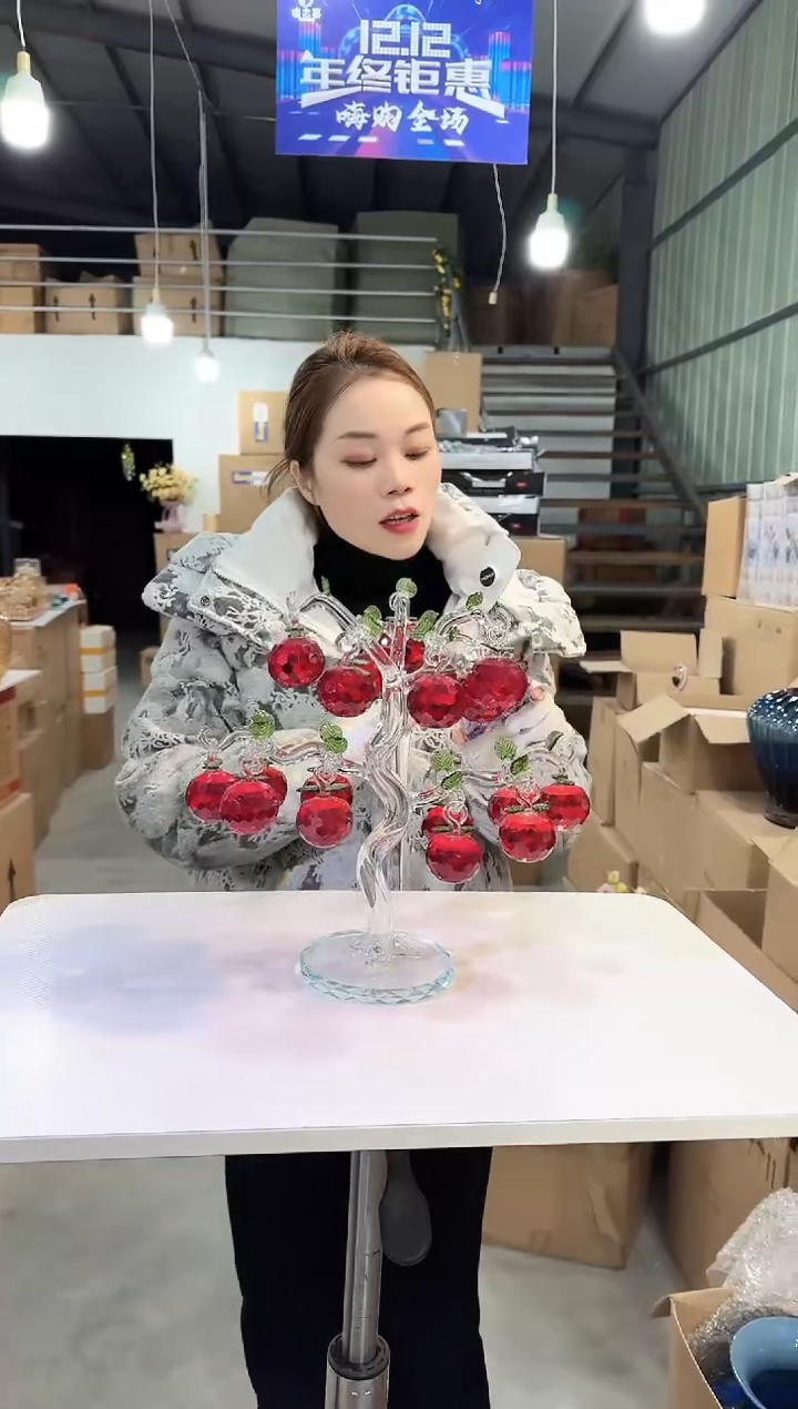 【闪购商品】无铅玻璃悠悠I-花器-62早