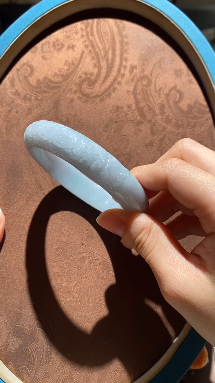 【闪购商品】翡翠手镯未镶嵌红翡绿翠07号