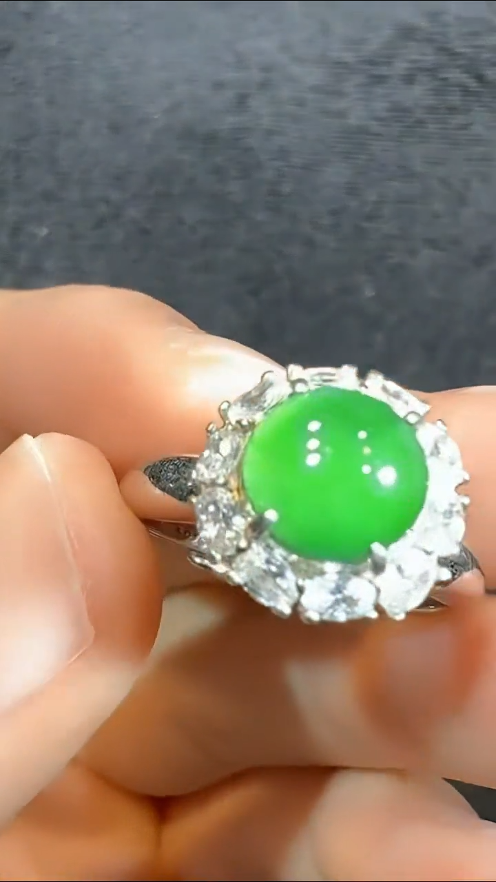 未镶嵌戒指翡翠多样性发其一不含链