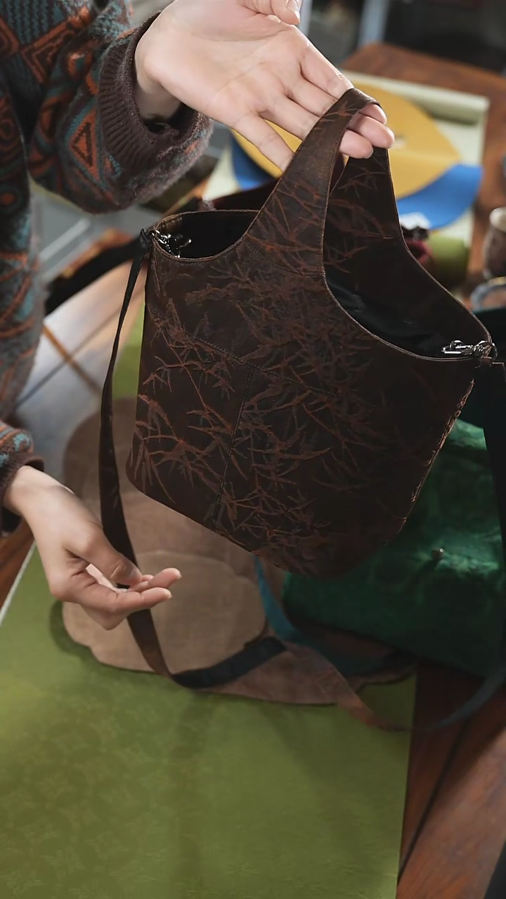 【闪购商品】平安竹.竹篮茶事包```````````
