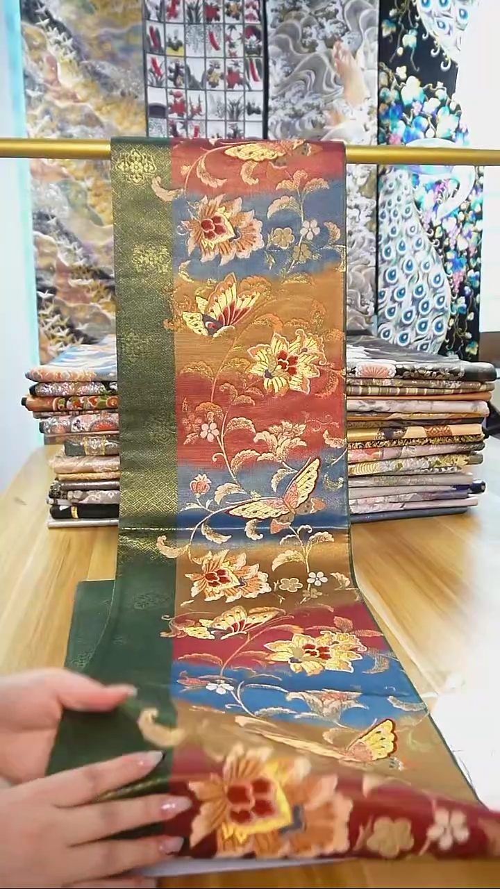 【闪购商品】织绣织锦33蝴蝶唐草花