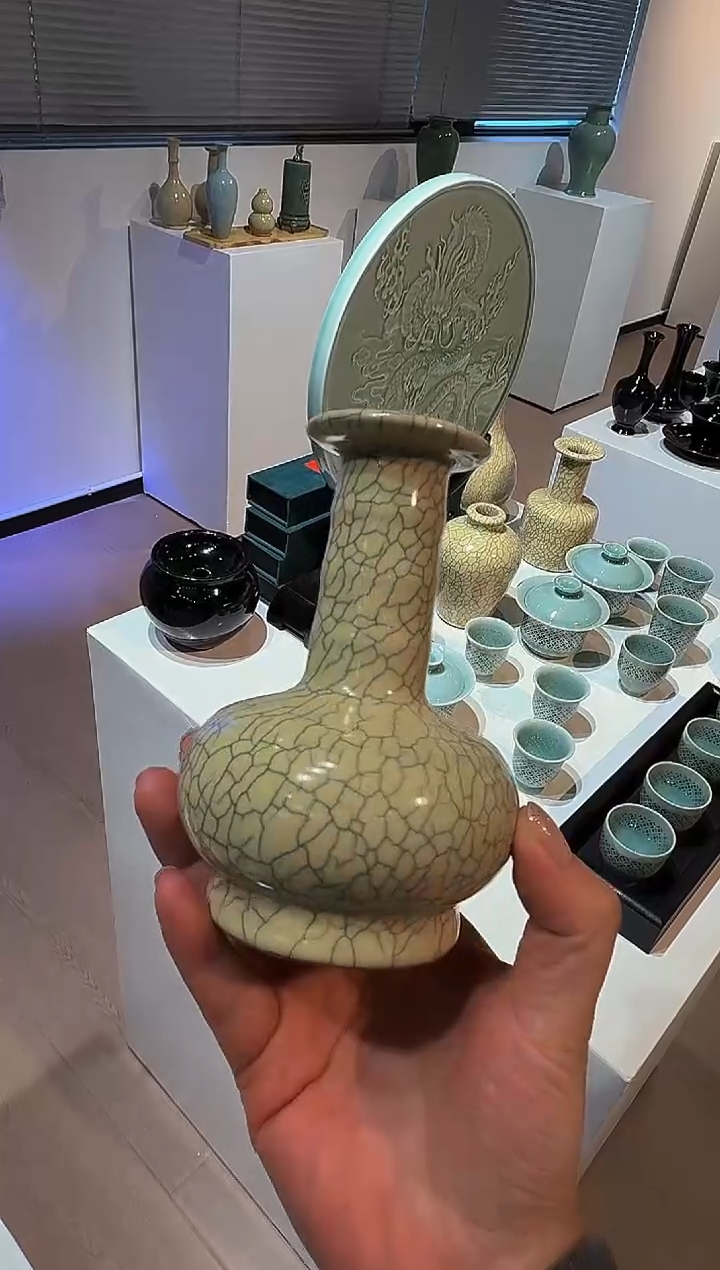 青瓷手工茶器包邮