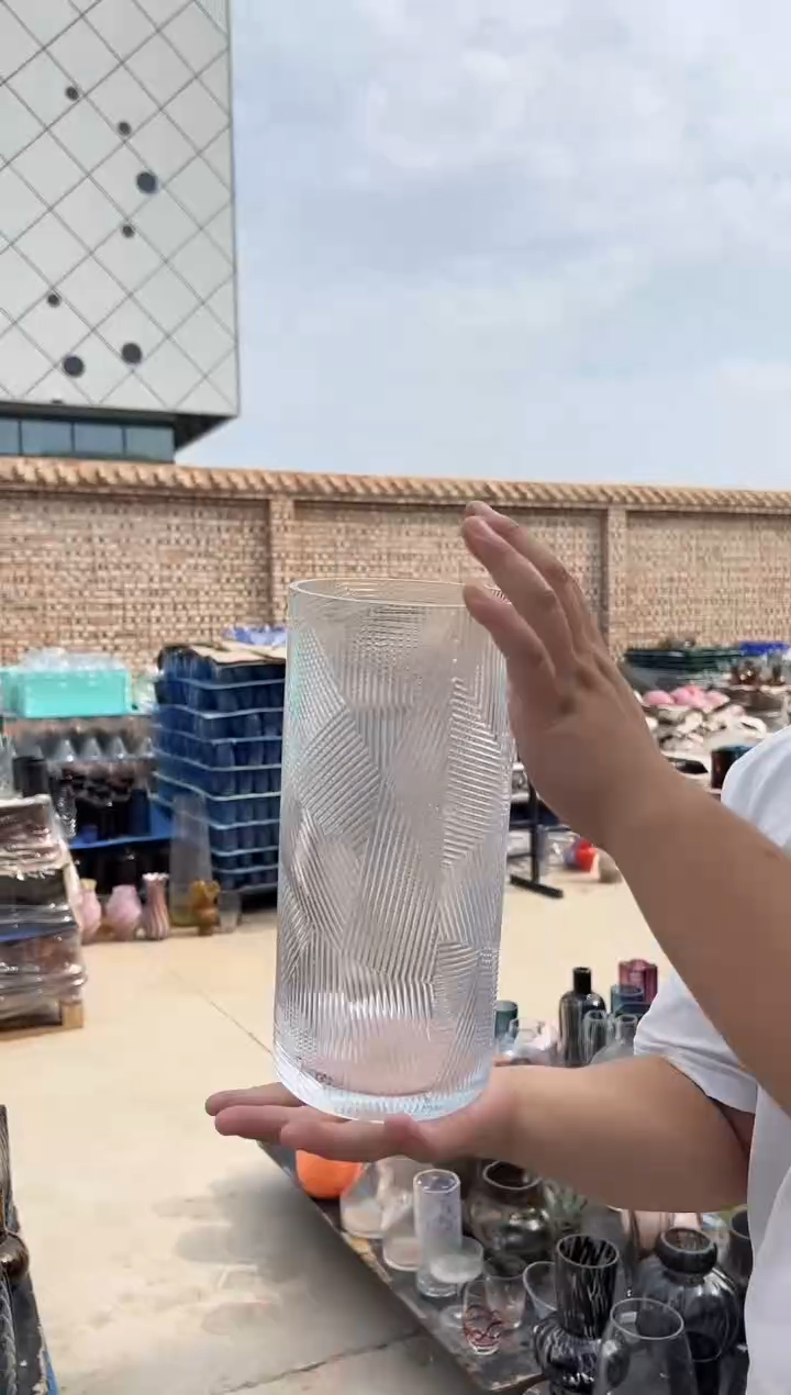 玻璃花瓶用于客厅桌面插花装饰