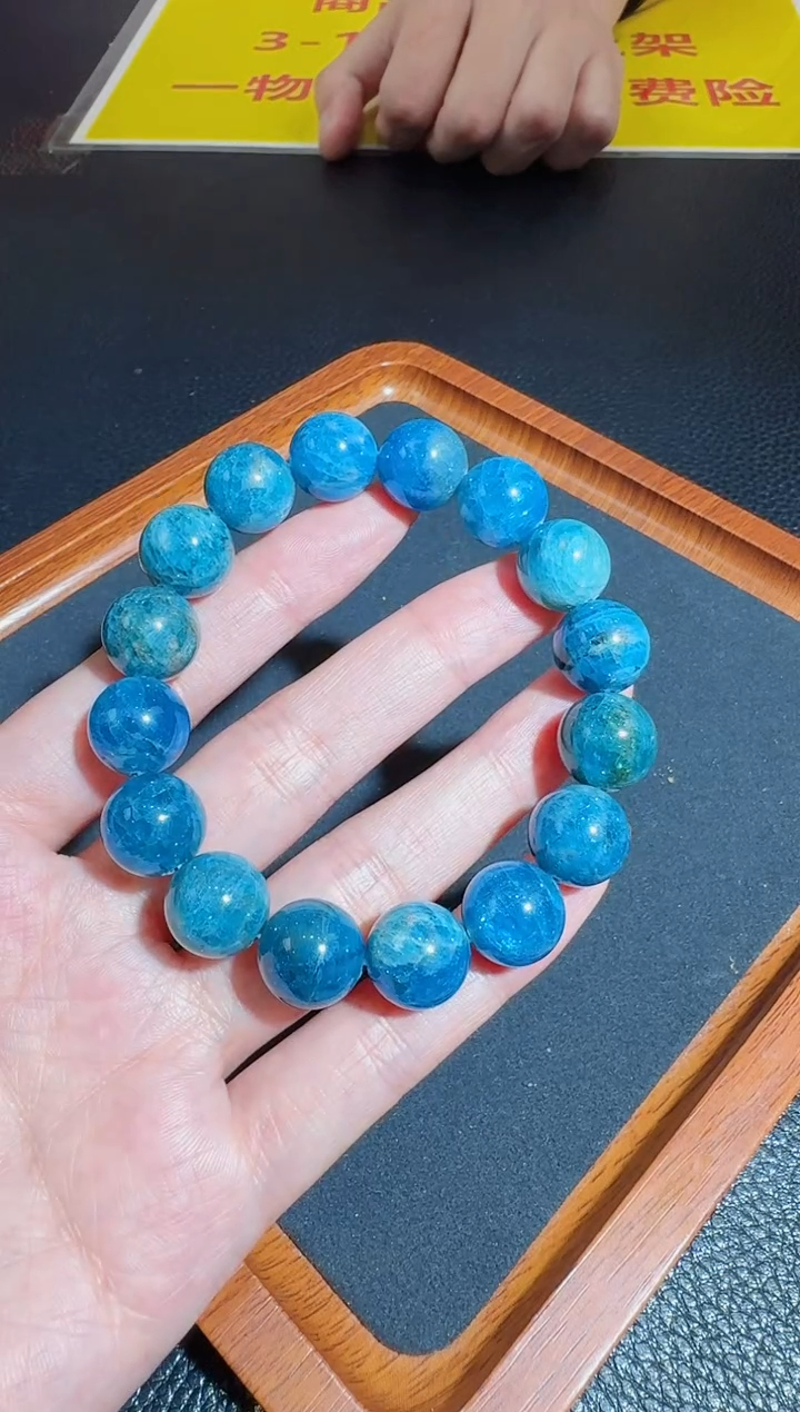 【闪购商品】磷灰石手串未镶嵌发一件