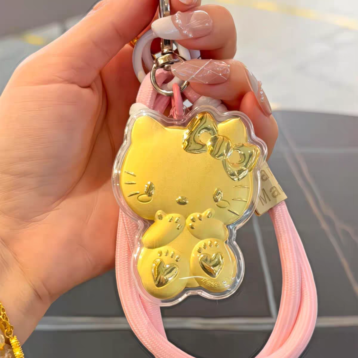 含金工艺品【质检发货】XM哈喽KT猫手机挂