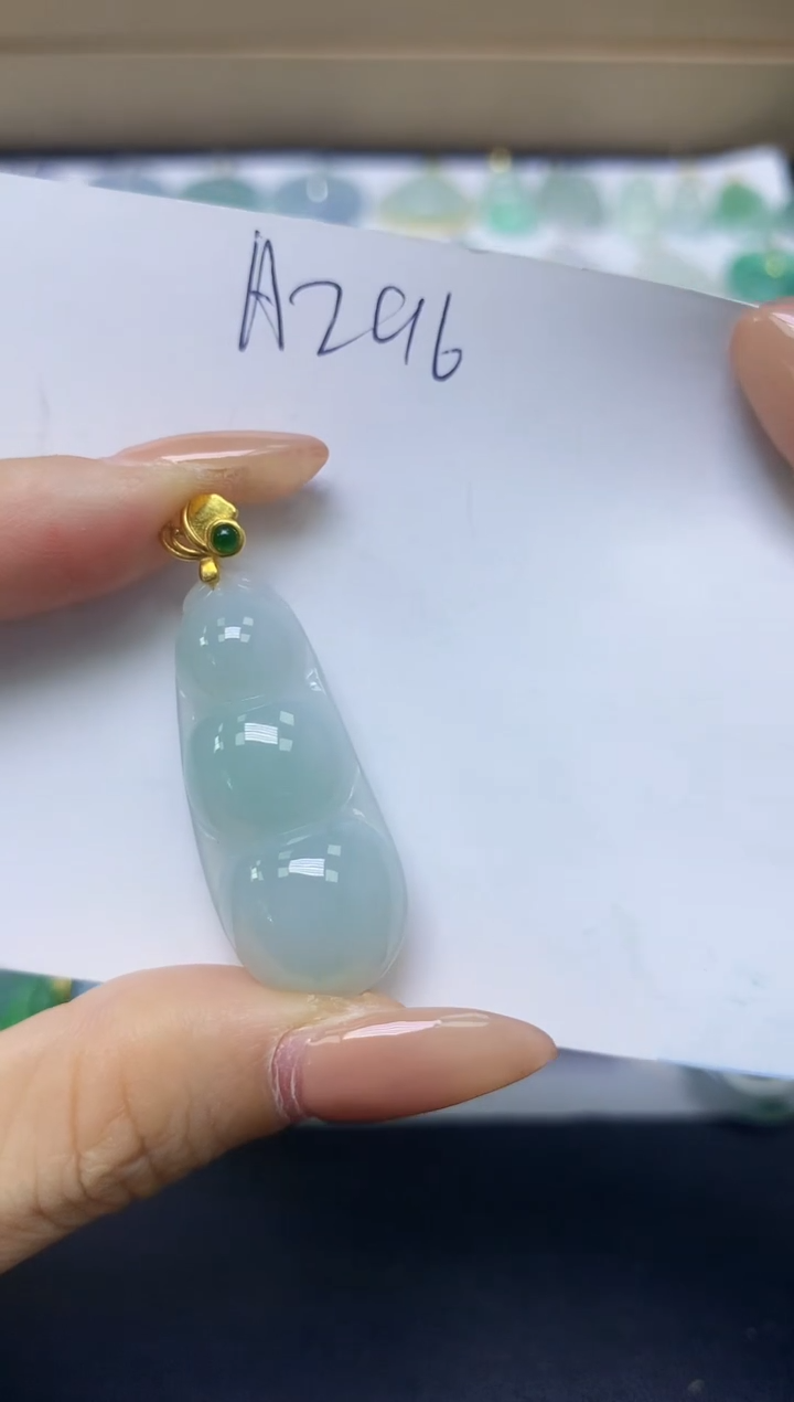 颈饰未镶嵌翡翠天然缅甸A货翡翠百元以上9元证书费自理