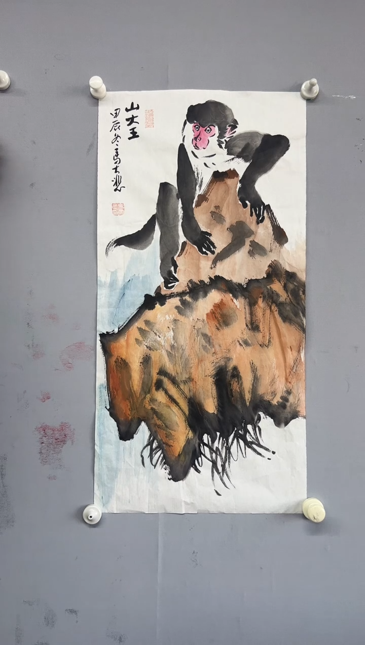 国画马大悲花鸟2平尺