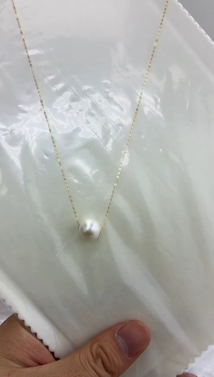 18K金镶嵌DA淡水珍珠路路通12-13 BQ113