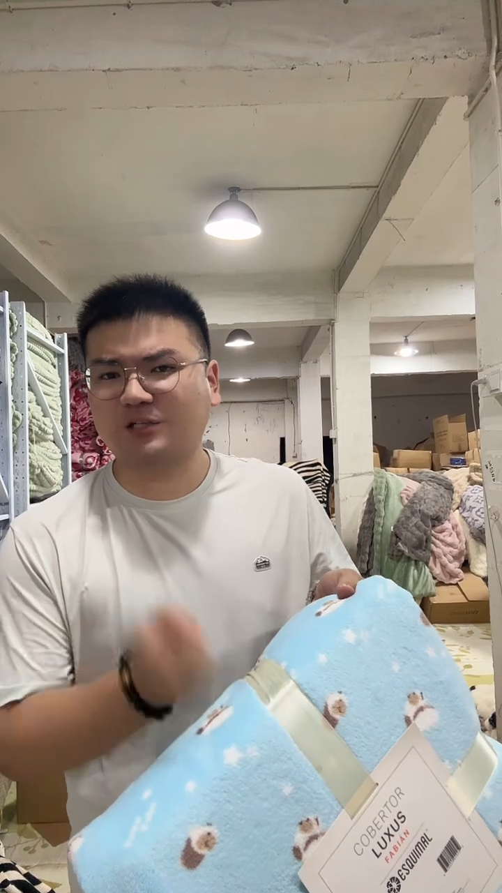 棉【2x1.5米】外贸原单毛毯底价清货拼手速