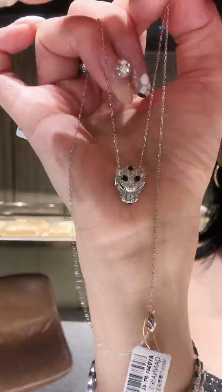 铂Pt950镶嵌项链钻石AY0341-PT-45