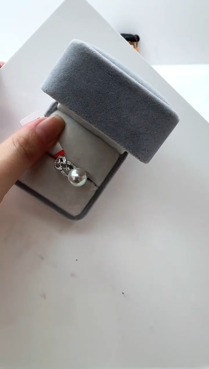 【闪购商品】海水珍珠fz银S925镶嵌海水珍珠戒指