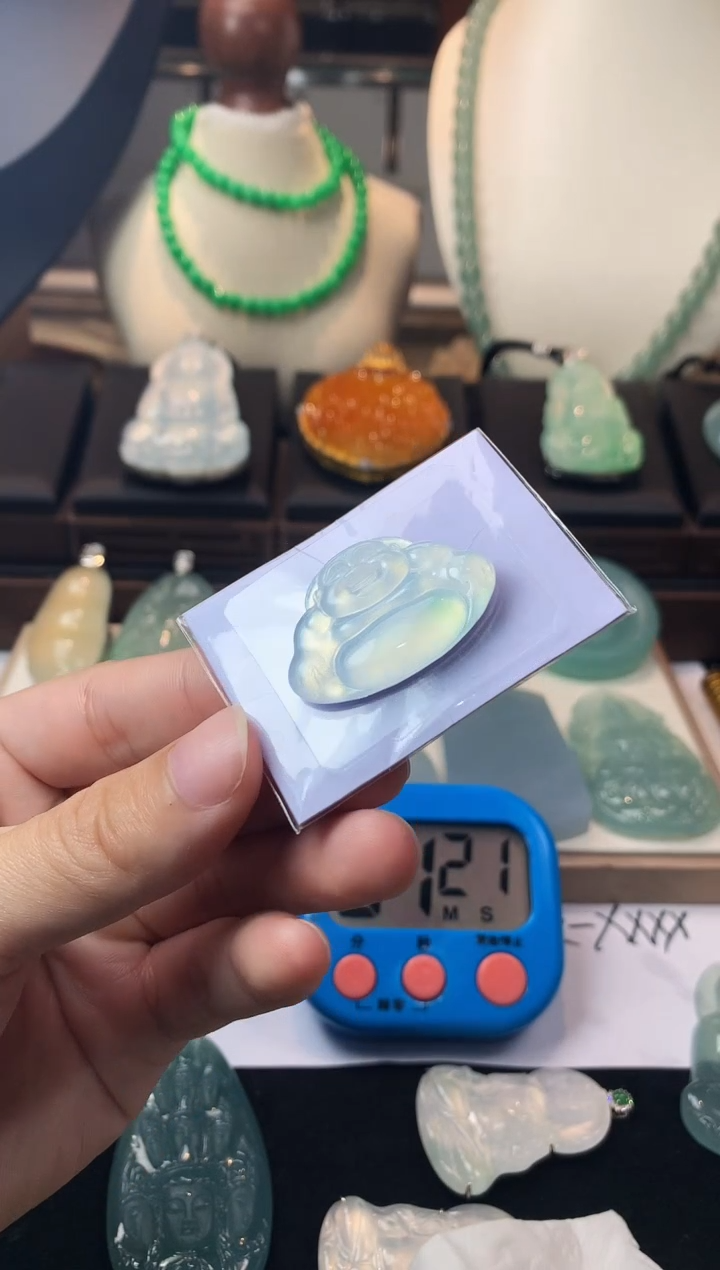 未镶嵌定制翡翠陌*人毛货不退不换