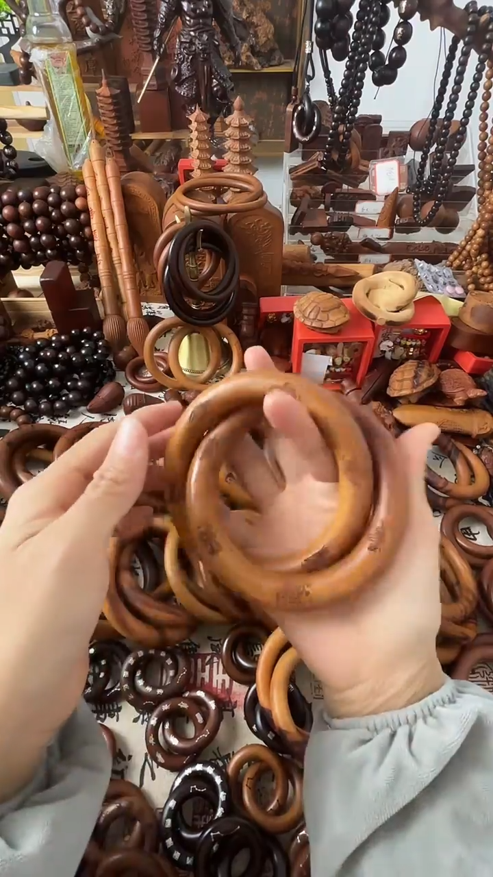 枣木乾坤圈桃木80圈口一物一拍