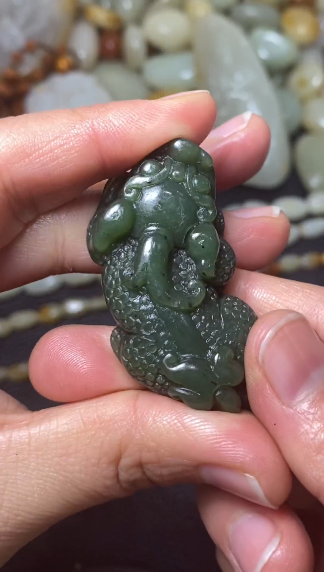 未镶嵌和田玉包链和田玉