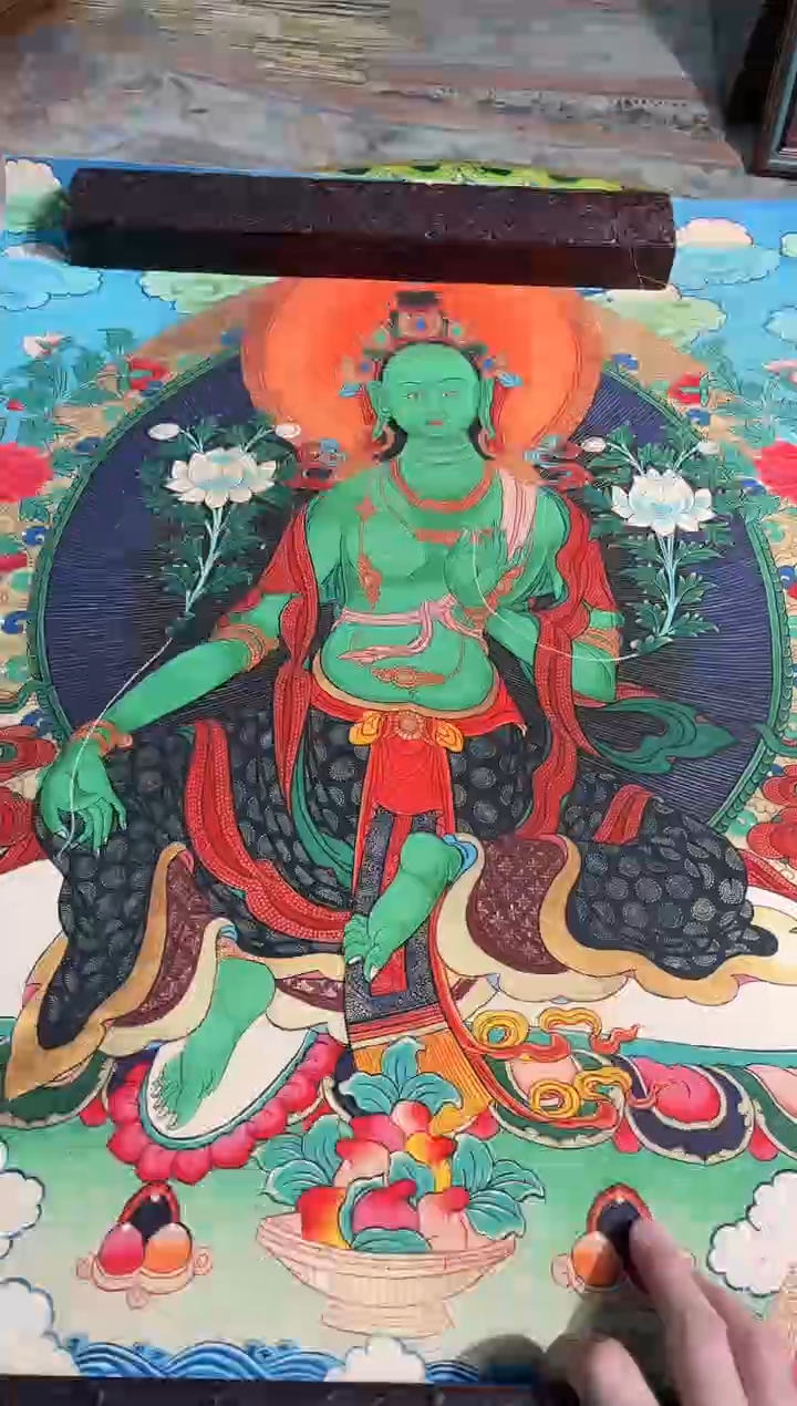 卷轴画天天的唐卡tk160