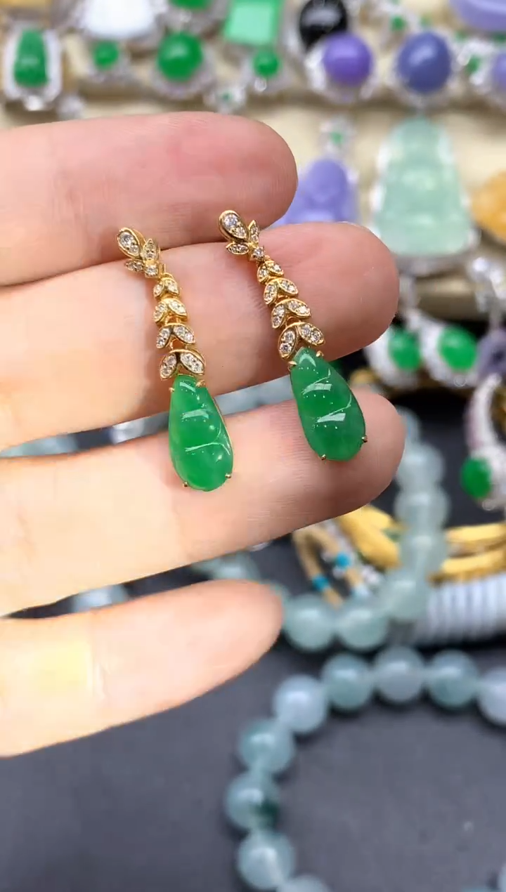 【闪购商品】翡翠颈饰18K金镶嵌554-中国好珍宝