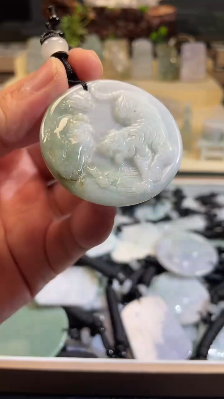 翡翠未镶嵌颈饰7/24/012