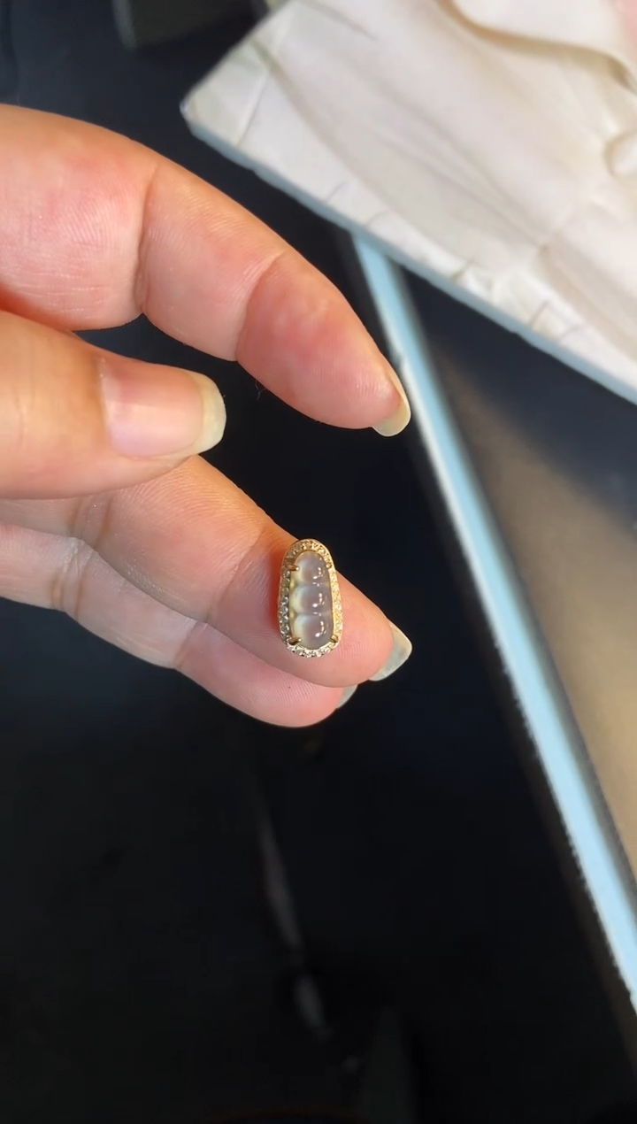 吊坠(不含链)银S925镶嵌翡翠1