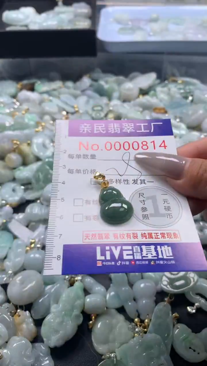 颈饰未镶嵌翡翠814