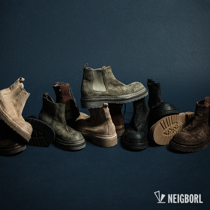 【疯狂麦克斯】NEIGBORL钊叔制美式复古做旧高帮增高休闲百搭马丁靴