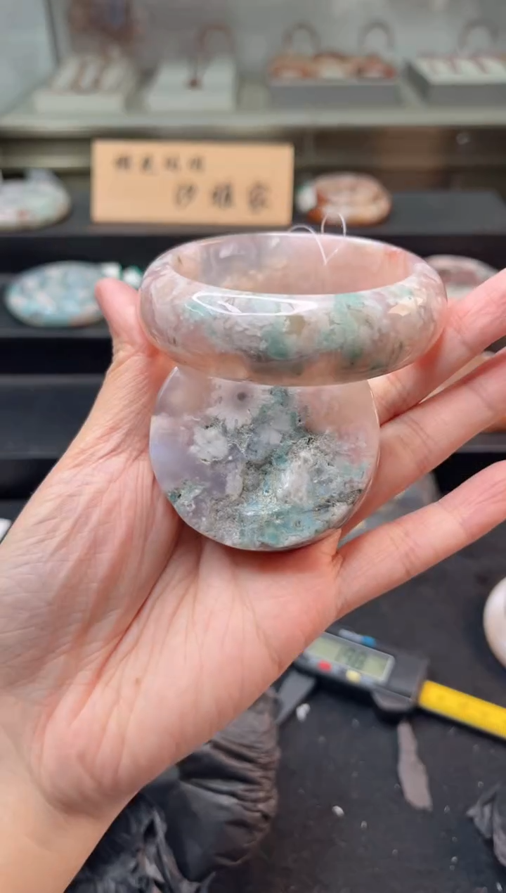 未镶嵌手镯石英质玉58圈口（赠品镯心）S987241