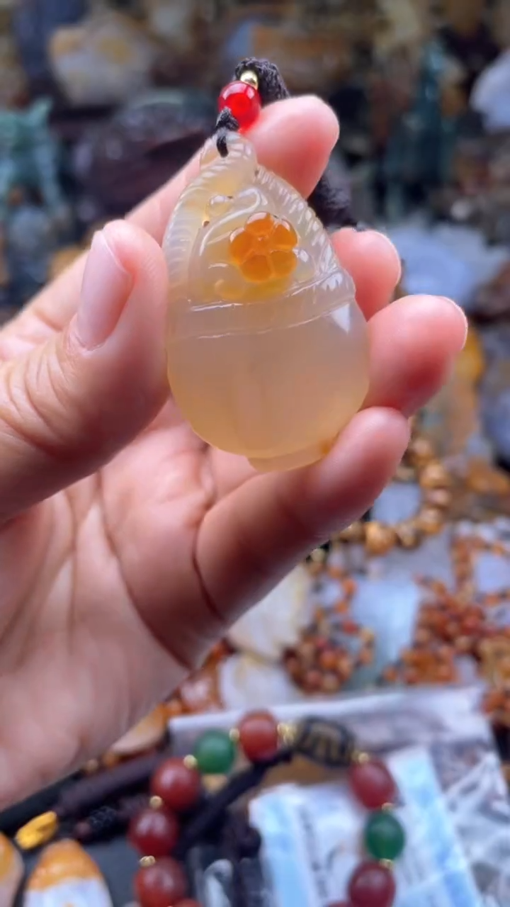 【闪购商品】玛瑙/玉髓颈饰未镶嵌AA