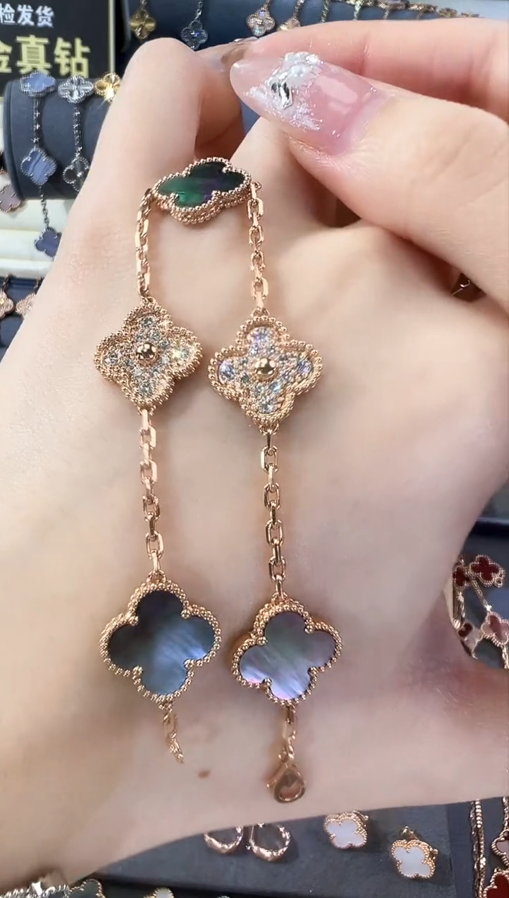 【闪购商品】钻石手链18K金镶嵌手链