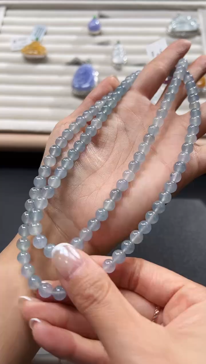 颈饰合金翡翠序号89