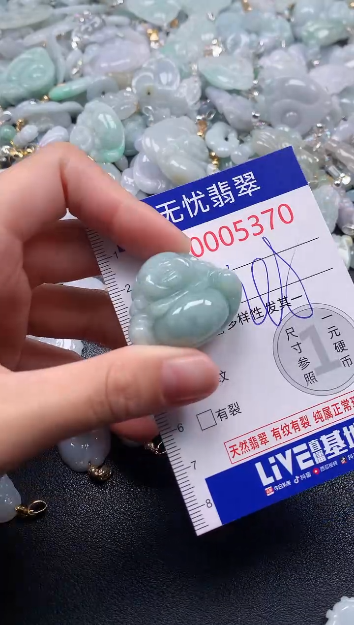 吊坠(不含链)未镶嵌翡翠5370