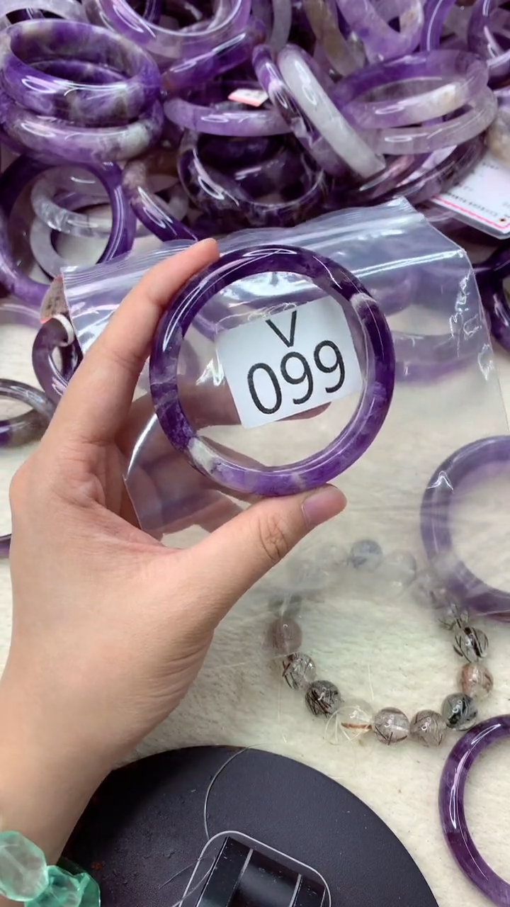 未镶嵌手镯水晶V099-56