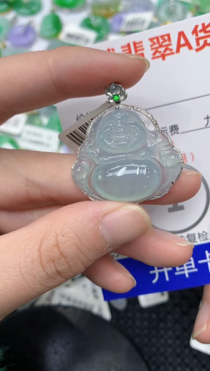 【闪购商品】翡翠颈饰18K金镶嵌111111111111