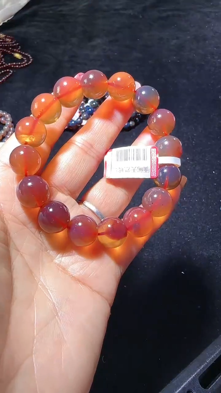 未镶嵌琥珀手串规格13微瑕紫罗兰手串# 61