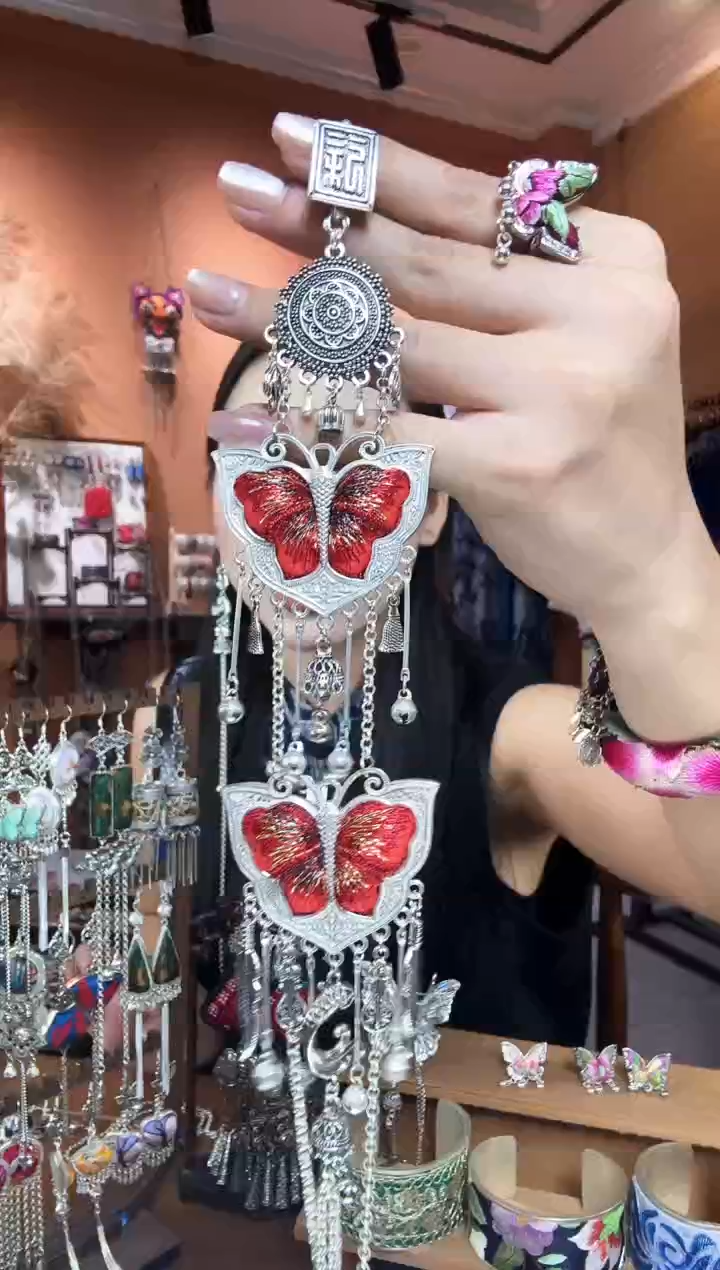 刺绣纯手工民族风压襟