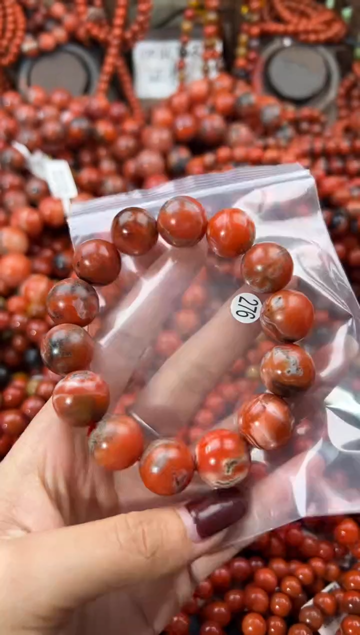 未镶嵌手串南红玛瑙16+