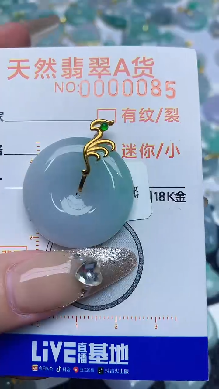 【闪购商品】翡翠颈饰18K金镶嵌876786786786
